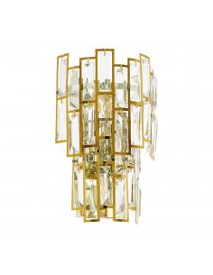 EGLO 39615 - CALMEILLES Wall Lamp in Steel and Glass