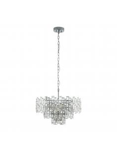 EGLO 39626 - CALMEILLES 1 Pendant lamp in Steel and Glass