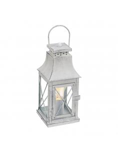 EGLO 49294 - LISBURN Living Room Lamp in Gray Steel and Glass