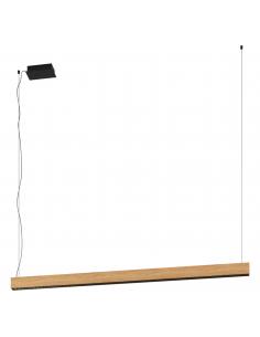 EGLO 39719 - TERMINI 1 Pendant lamp in Steel and Wood