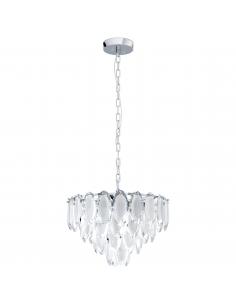 EGLO 39721 - CARVARIO Pendant lamp in Steel and Glass