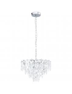 EGLO 39723 - CARVARIO Pendant lamp in Steel and Glass