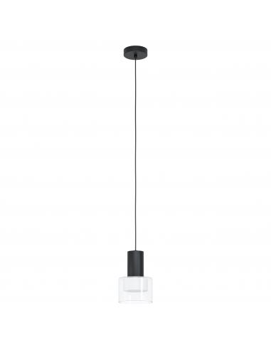 EGLO 39725 - MILLERS Pendant lamp in Steel and Glass, acrylic