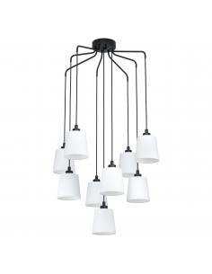 EGLO 39738 - BERNABETTA Pendant Lamp in Steel and Textile