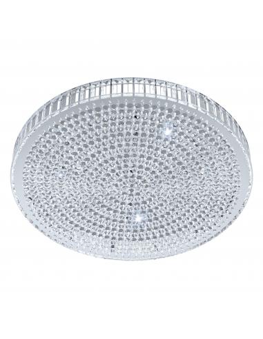 EGLO 39746 - BALPARDA Ceiling Lamp in Steel and Glass