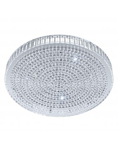 EGLO 39747 - BALPARDA Ceiling Lamp in Steel and Glass