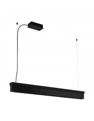 EGLO 39826 - AUROTONELLO Steel and Glass Pendant Lamp with Crystals