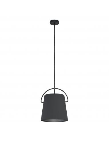 EGLO 39865 - GRANADILLOS Steel and Textile Pendant Lamp