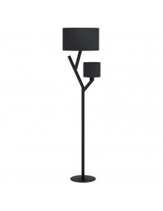 EGLO 39889 - BALNARIO Steel and Textile Floor Lamp
