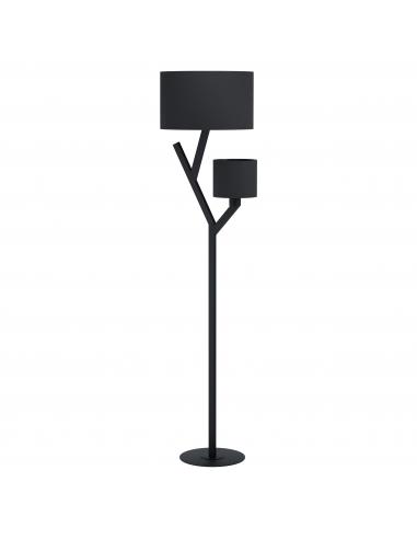 EGLO 39889 - BALNARIO Steel and Textile Floor Lamp