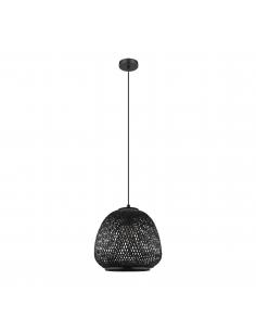 EGLO 43265 - DEMBLEBY 1 Pendant lamp in Steel and Wood