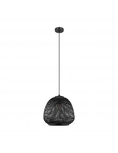 EGLO 43265 - DEMBLEBY 1 Pendant lamp in Steel and Wood