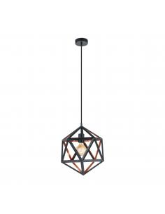 EGLO 43348 - EMBLETON 1 Steel Pendant Lamp