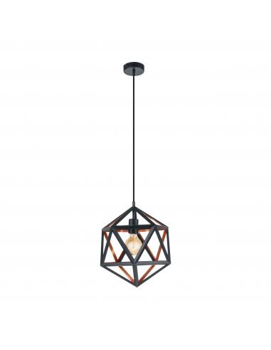 EGLO 43348 - EMBLETON 1 Steel Pendant Lamp