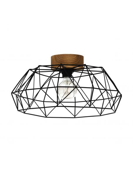 EGLO 44088 - PADSTOW Ceiling lamp in Steel, wood