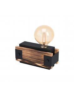 EGLO 43469 - LAYHAM Table lamp in Wood, steel