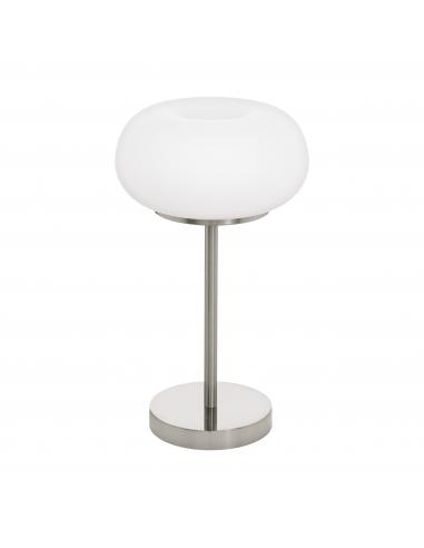 EGLO 98658 - OPTICA-C Lámpara de mesa en Acero y Vidrio opalino mate