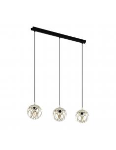 EGLO 99072 - MIRTAZZA Hanging lamp in Steel and Steel