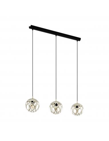 EGLO 99072 - MIRTAZZA Hanging lamp in Steel and Steel