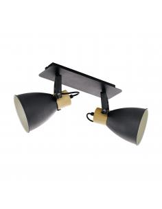 EGLO 99075 - COSWARTH Spotlight in Steel, wood