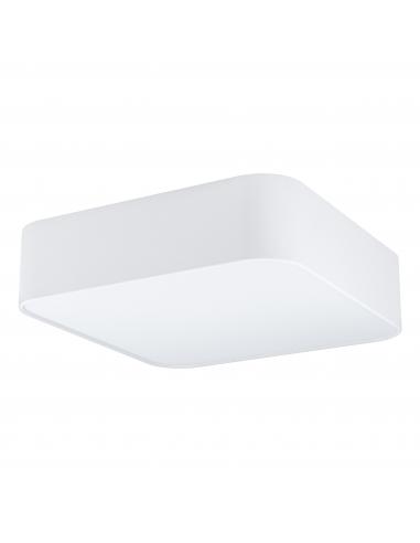 EGLO 99089 - PASTERI SQUARE Ceiling lamp in Steel and Textile, acrylic