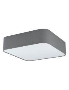 EGLO 99092 - PASTERI SQUARE Ceiling lamp in Steel and Textile, acrylic