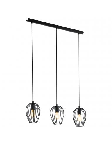 EGLO 49478 - NEWTOWN Living Room Lamp in Black Steel