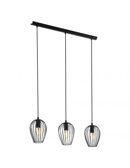 EGLO 49478 - NEWTOWN Living Room Lamp in Black Steel