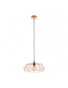 EGLO 49488 - CARLTON 2 Copper pendant lamp in Copper Steel