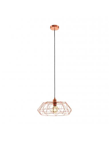 EGLO 49488 - CARLTON 2 Copper pendant lamp in Copper Steel