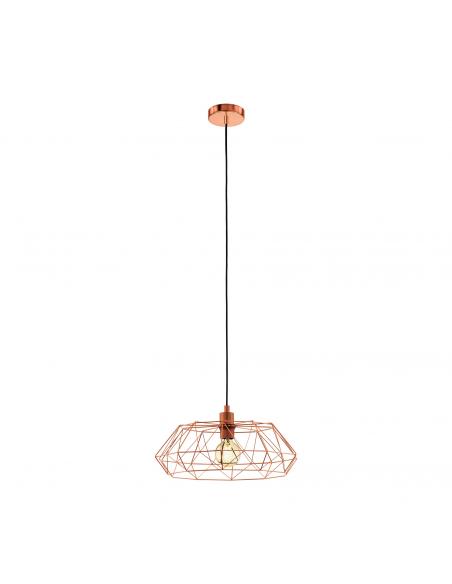 EGLO 49488 - CARLTON 2 Copper pendant lamp in Copper Steel