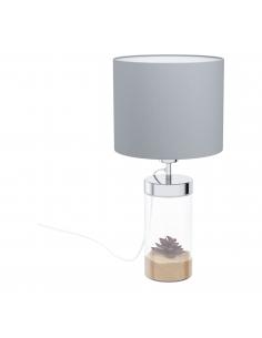 EGLO 99289 - LIDSING Table lamp in Steel, glass and Textile