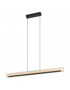 EGLO 901737 - CAMACHO Pendant lamp in Steel, wood and Acrylic