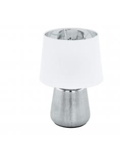 EGLO 99329 - MANALBA 1 Lámpara de mesa en Cerámica y Textil