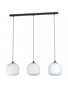 EGLO 99367 - MANTUNALLE Pendant lamp in Steel and Glass