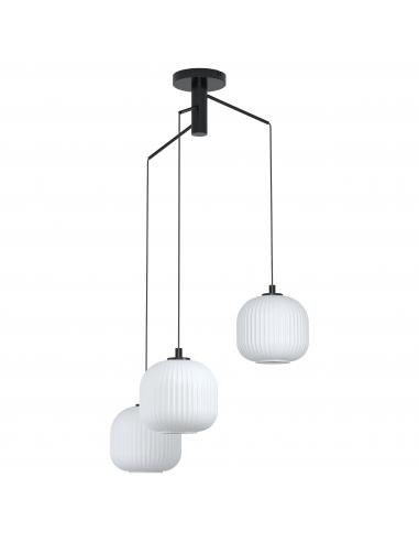 EGLO 99368 - MANTUNALLE Steel and Glass Pendant Lamp