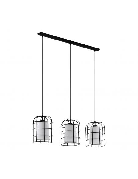 EGLO 43355 - BITTAMS Pendant Lamp in Steel and Textile