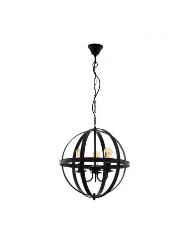 EGLO 49517 - BARNABY Living Room Lamp in Black Steel