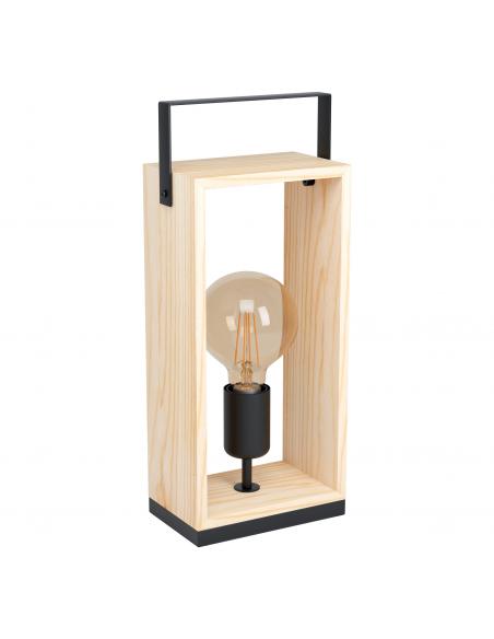 EGLO 43415 - FAMBOROUGH Table lamp in Steel, wood