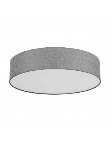 EGLO 98668 - ROMAO-C Ceiling lamp in Steel and Linen Textile, acrylic