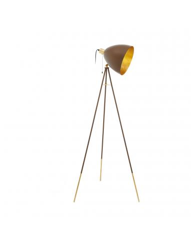 EGLO 49519 - CHESTER 1 Lámpara de Salón en Acero colores oxidados, oro