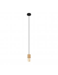 EGLO 99078 - TURIALDO Hanging lamp in Wood, steel