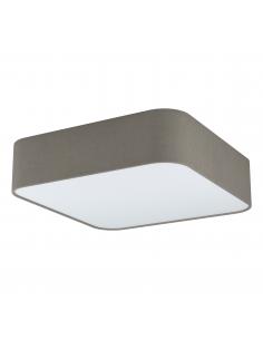 EGLO 99091 - PASTERI SQUARE Ceiling lamp in Steel and Textile, acrylic