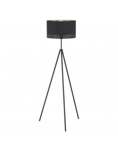 EGLO 99279 - ESTEPERRA Steel and Textile Floor Lamp