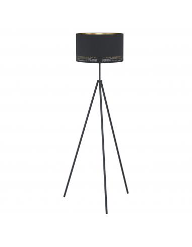 EGLO 99279 - ESTEPERRA Steel and Textile Floor Lamp