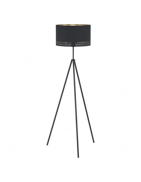 EGLO 99279 - ESTEPERRA Steel and Textile Floor Lamp