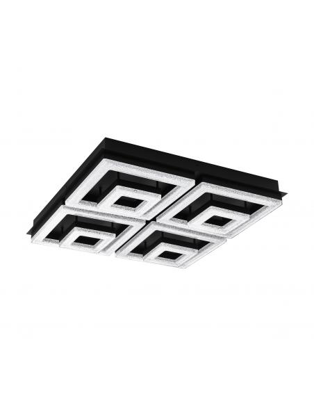 EGLO 99328 - FRADELO 1 Ceiling lamp in Steel and Acrylic, glass