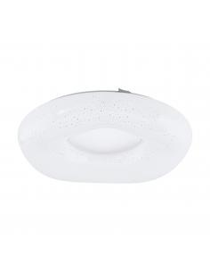 EGLO 99341 - ZAMUDILO Lámpara de techo en Acero y Acrílico con efecto de cristal