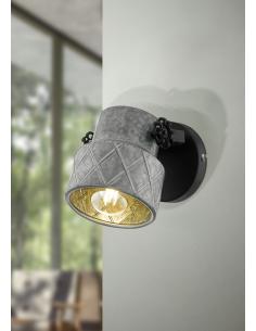 EGLO 39868 - HILCOTT Lámpara de pared en Acero y Acero 2