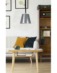 EGLO 43405 - CHERTSEY Hanging lamp in Steel, leather and Steel 2